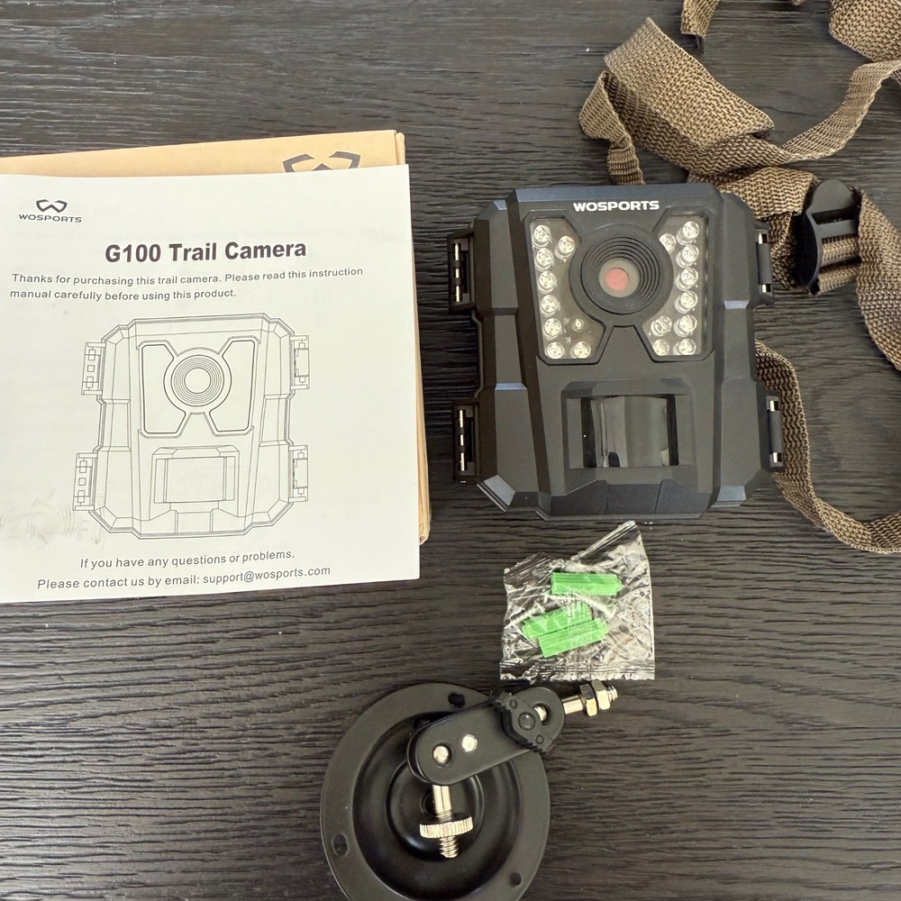 WOSPORTS G100 Trail Camera 20MP 1080P IR Night Vision Motion Activated Camera
